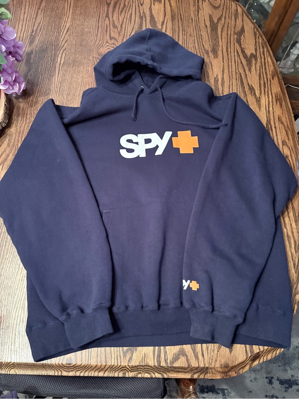 Vintage SPY Optic sunglasses hoodie Y2K Skate 90s Sweatshirt